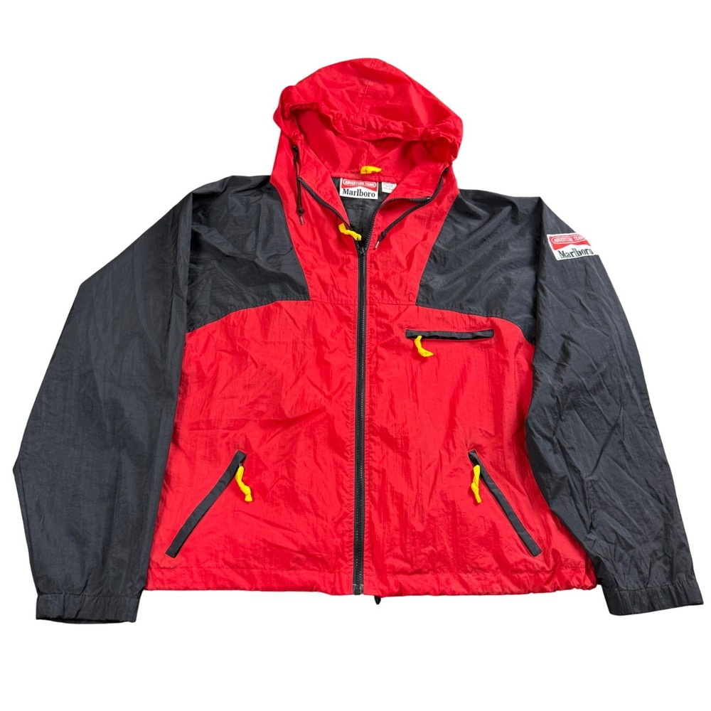 Marlboro Adventure Team Nylon Track Suit Mens Large Vintage 90s Windbreaker Set - Picture 2 of 8